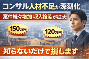 コンサル人材不足が深刻化